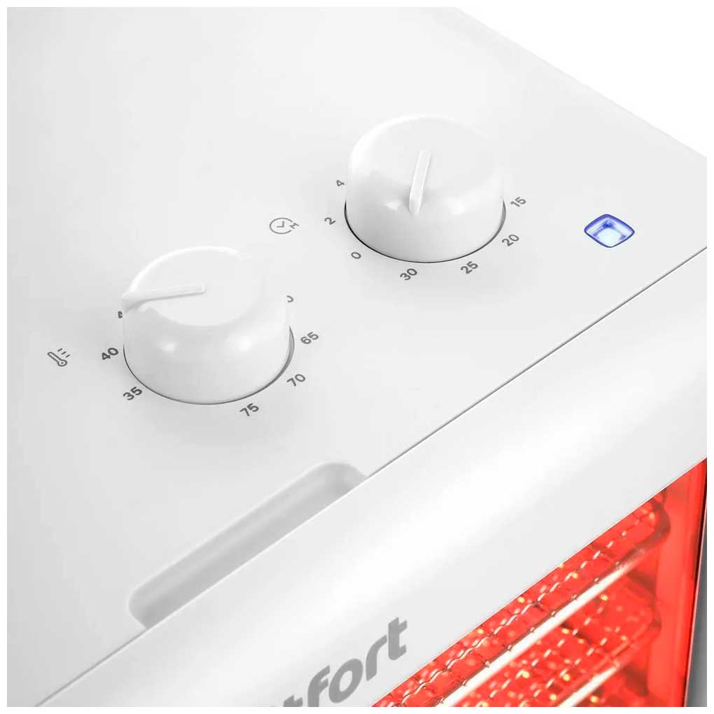 Сушилка для овощей Kitfort КТ-1993, 400 Вт, Белый детальное изображение - 2