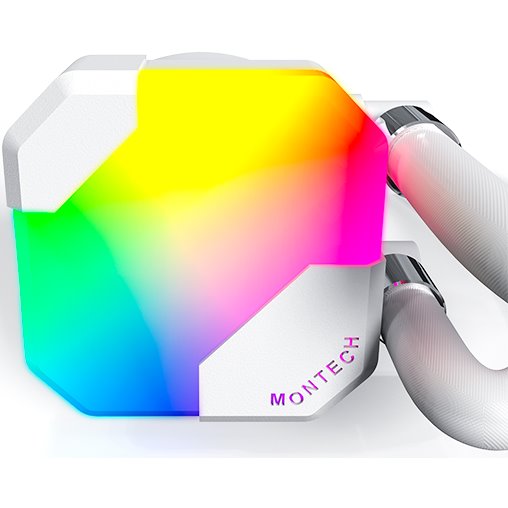 Система жидкостного охлаждения MONTECH HYPERFLOW ARGB 360, Белый детальное изображение - 5