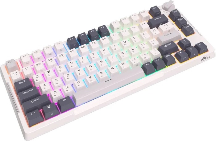 Клавиатура Royal Kludge RKH81 Night, Sky Cyan Switch, Белый №5