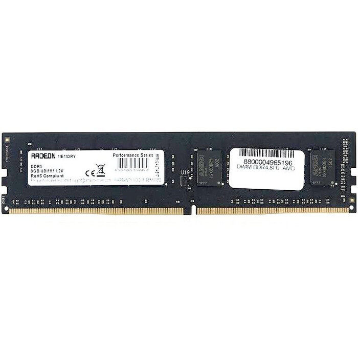 Оперативная память AMD RTL DDR4 2133MHz, R748G2133U2S-U, 8 Гб №1