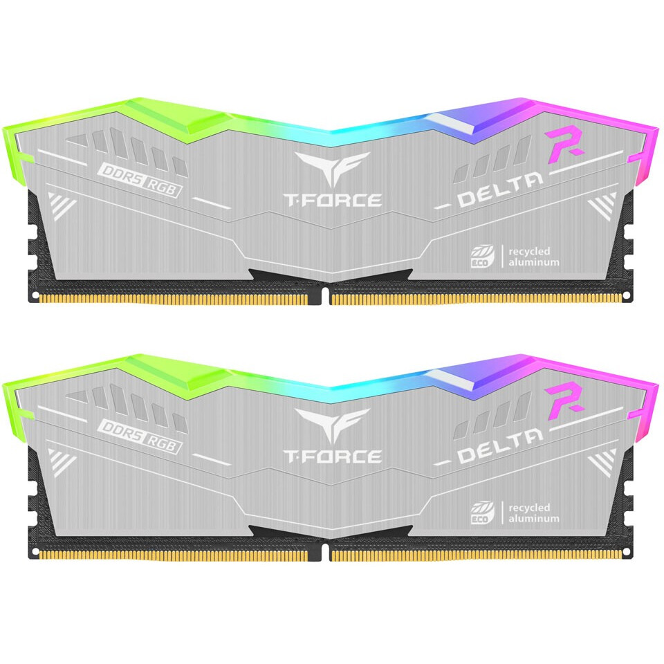 Оперативная память Team T-Force Delta ECO RGB DDR5 6400MHz, FF2D532G6400HC32ADC01, 2x16 Гб KIT, 32 Гб детальное изображение - 1