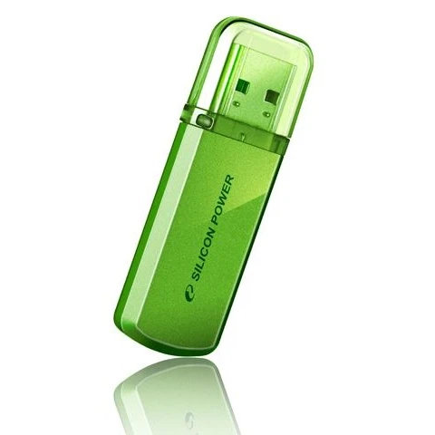 USB Flash накопитель Silicon Power Helios 101 (SP032 ГБUF2101V1N) 32 ГБ, зеленый детальное изображение - 1