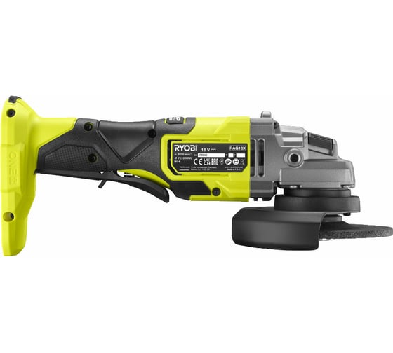 Бесщеточная углошлифмашина Ryobi ONE+ RAG18X-0 5133005011, 125 мм, 9200 об/мин детальное изображение - 3