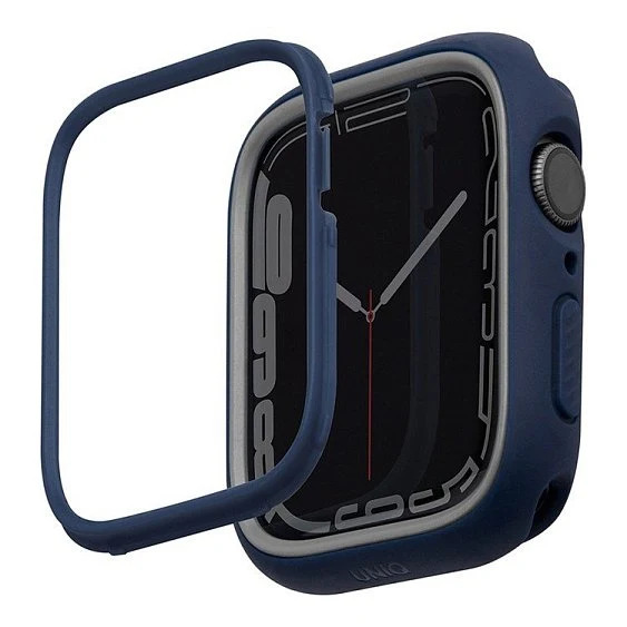 Чехол Uniq Moduo со сменным безелем для Apple Watch 45/44 мм, Blue/Grey (45MM-MDBLUGRY) детальное изображение - 2