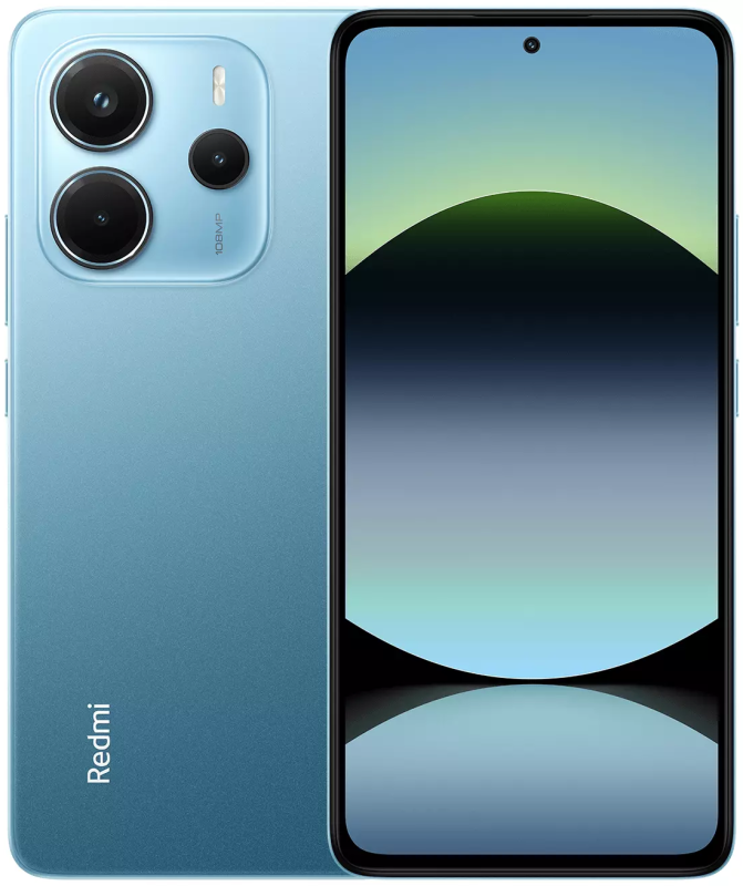 Смартфон Xiaomi Redmi Note 14 128 ГБ, Голубой, Dual nano SIM детальное изображение - 1