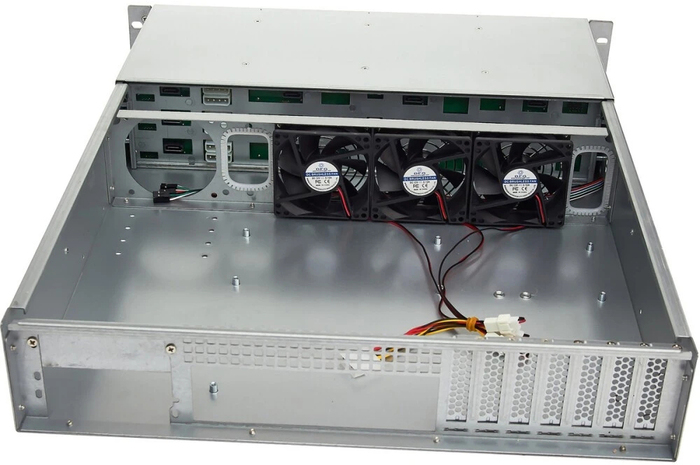 Серверный корпус ExeGate Pro 2U550-HS12/1U-500ADS, 500 Вт, Черный №2