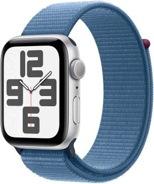 Умные часы Apple Watch Series SE 2023 40 мм, Silver Aluminum Case with Winter Blue Sport Loop, Серебряный детальное изображение - 1