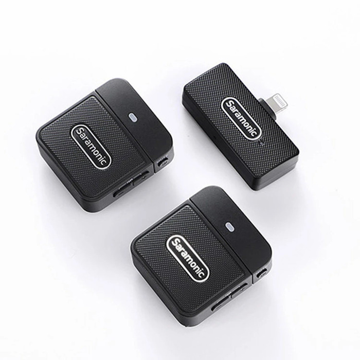Радиосистема Saramonic Blink100 B4 (2TX+RXDI) Lightning, Черный №4