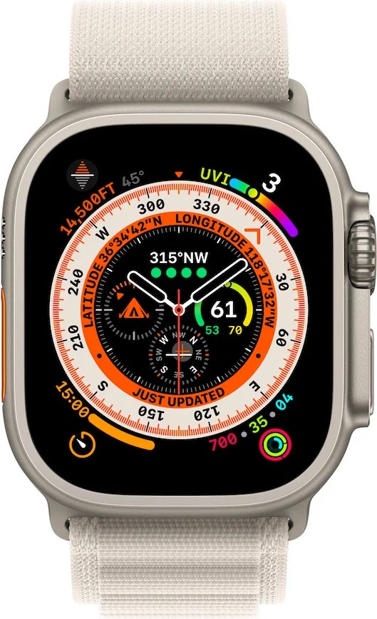 Смарт часы Apple Watch Ultra 49 мм, Бежевый, Alpine Loop детальное изображение - 2