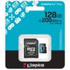 Карта памяти Kingston Canvas Go! Plus MicroSD + SD адаптер (SDCG4/128GB), 128 Гб вариант - 3