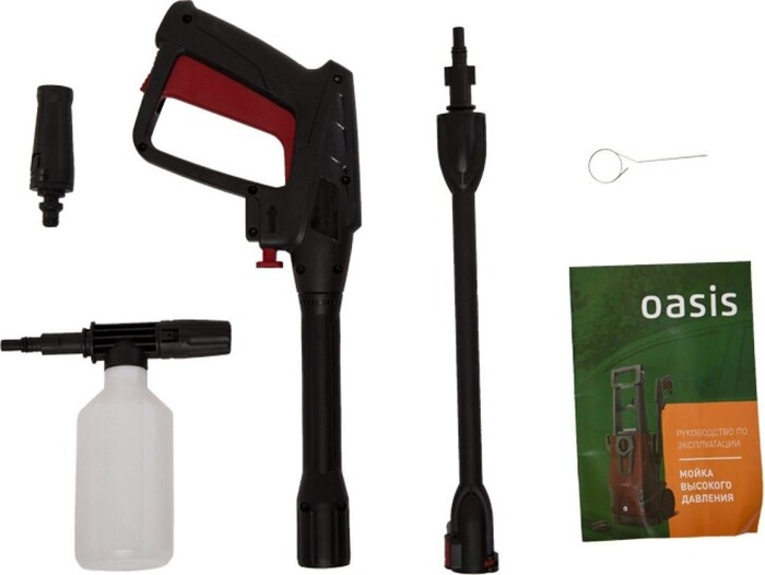 Автомойка OASIS MD-15, 1.5 кВт, 110 бар, Бордовый №6