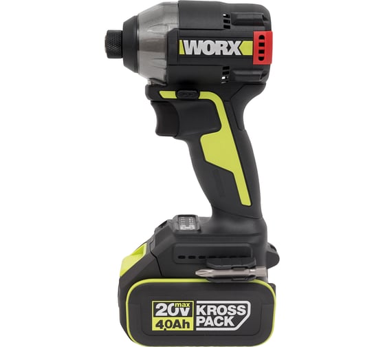 Аккумуляторный ударный винтоверт WORX Professional WU291, 20 В, 230 Нм, 4 А·ч детальное изображение - 3