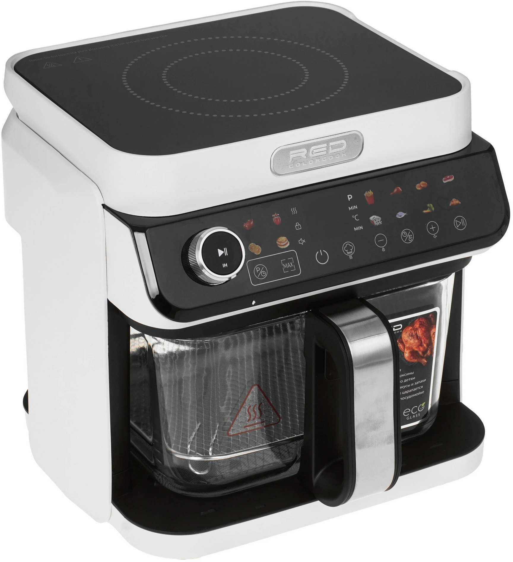 Аэрогриль RED ColorCook MC550, 5.5 л, 1400 Вт, Черный детальное изображение - 1