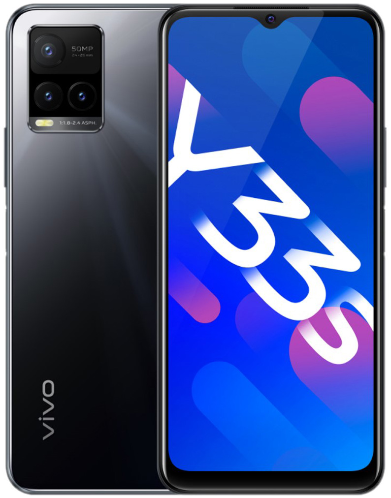 Смартфон Vivo Y33s 128 ГБ, RAM 8 Гб, Черный, Dual nano-SIM детальное изображение - 1