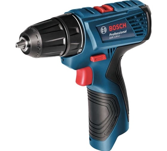 Аккумуляторная дрель-шуруповерт Bosch GSR 120-LI, 12 В, 30 Нм, 2 А·ч, 06019G8020 детальное изображение - 5