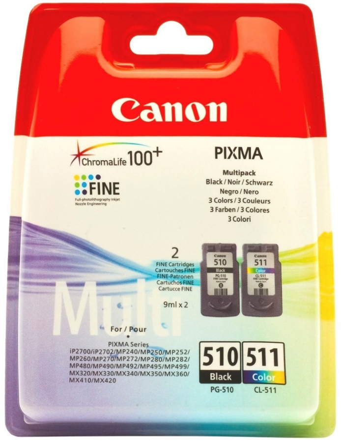 Картридж Canon PG-510/CL-511 MULTI 2970B010 детальное изображение - 1
