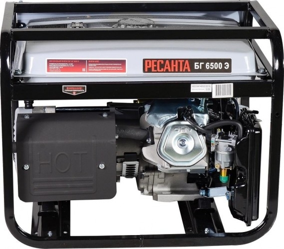 Генератор бензиновый Ресанта БГ 6500 Э 64/1/46, 5 кВт, Серый детальное изображение - 3