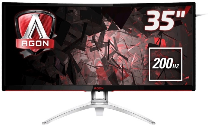 Монитор AOC AGON AG352QCX, 35″, 2560x1080, 200 Гц, Черный №1