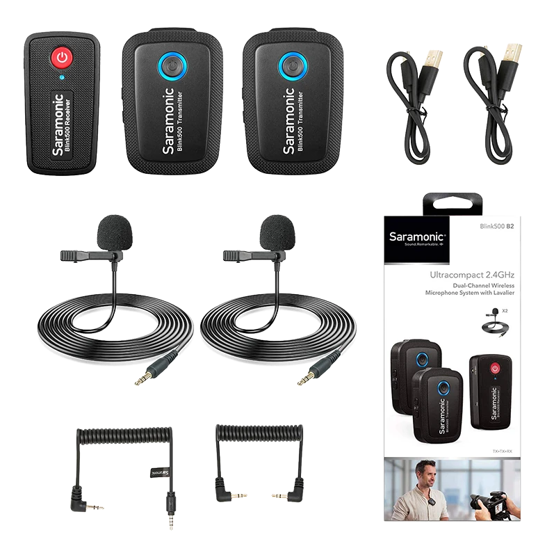 Радиосистема Saramonic Blink500 B2 (RX + 2TX), Черный детальное изображение - 10