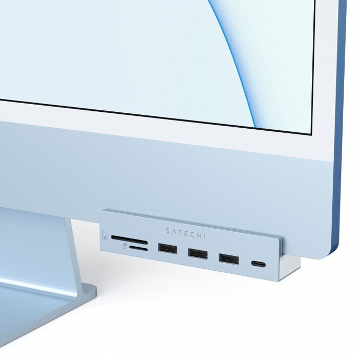 USB-концентратор Satechi ST-UCICHB, Голубой №2