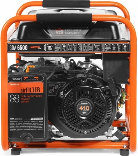 Генератор бензиновый DAEWOO GDA 6500, 5 кВт, Оранжевый детальное изображение - 6