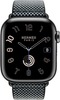 Смарт-часы Apple Watch Hermes Series 9 Denim/Noir, 41 мм, Синий, Toile H Single Tour вариант - 2