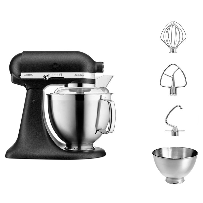 Планетарный миксер KitchenAid 5KSM185PSEBK, Чугун детальное изображение - 2
