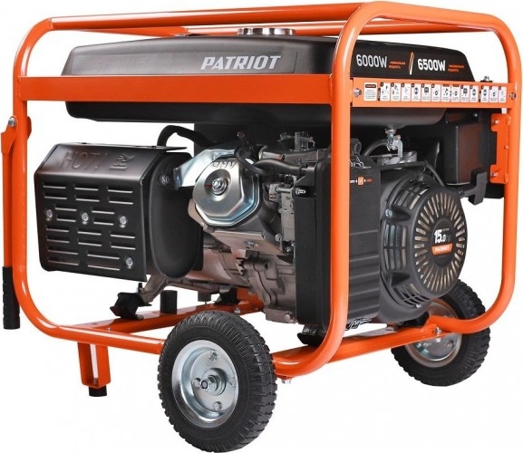 Генератор бензиновый PATRIOT GRS 7500E 476102288, 6 кВт, Оранжевый детальное изображение - 3