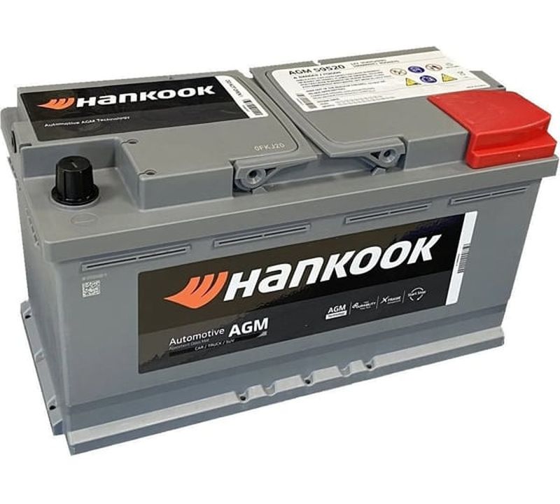 Аккумулятор HANKOOK Start-Stop Plus 6СТ-95.0 SA 59520 AGM, Обратная Поляроность, AGM59520, 95 А·ч детальное изображение - 1