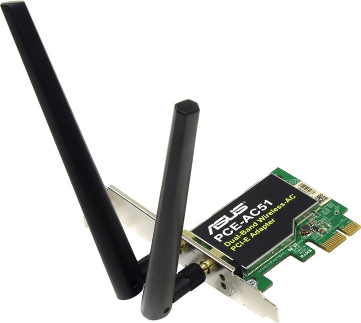 Wi-Fi адаптер Asus PCE-AC51 детальное изображение - 2