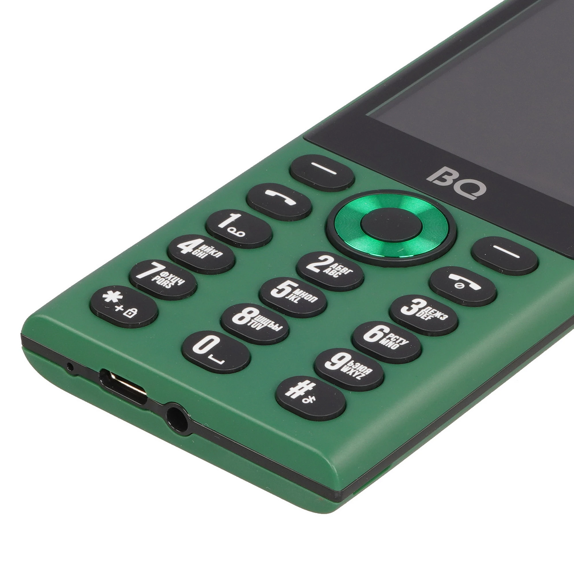 Мобильный телефон BQ 2832 Barrel XL, 32 Мб, Зеленый, Mini-SIM детальное изображение - 4