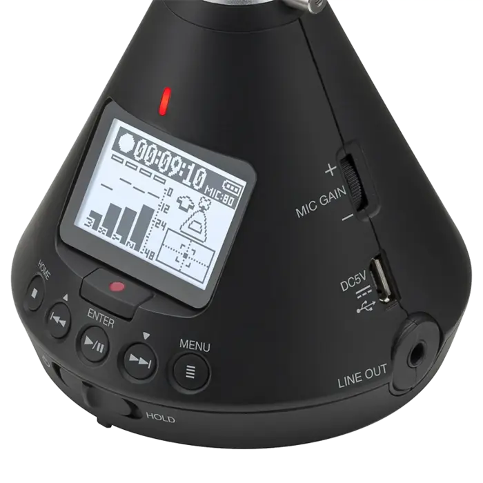 Рекордер Zoom H3-VR 360°, 24 бит, Черный №4