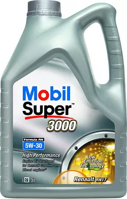 Моторное масло Mobil Super 3000 Formula RE 5W-30, 155775, 5 л  детальное изображение - 1
