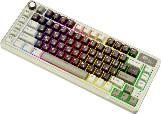 Клавиатура Royal Kludge L75, Beige Switch, Серый детальное изображение - 5