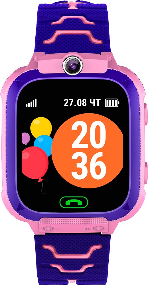 Детские умные часы Geozon Kid, 42 мм, Розовый детальное изображение - 2