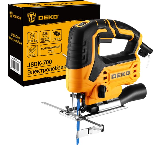 Электролобзик DEKO JSDK-700, 085-1158, 220, 20 мм, 700 Вт детальное изображение - 1
