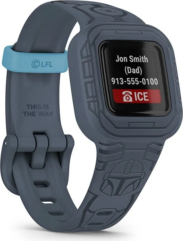 Фитнес-браслет детский Garmin Vivofit JR 3 Star Wars, 14 мм, Серый детальное изображение - 2
