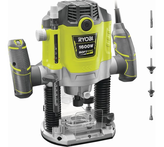 Фрезер Ryobi RRT1600-K 5133004796, 1600 Вт, Зеленый детальное изображение - 1