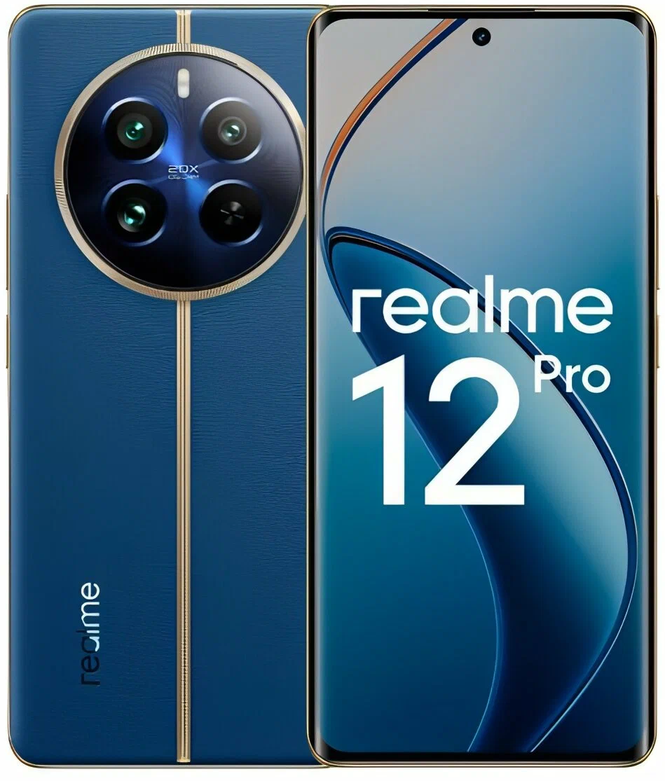 Смартфон Realme 12 Pro 512 ГБ, Синий, Dual nano SIM детальное изображение - 1