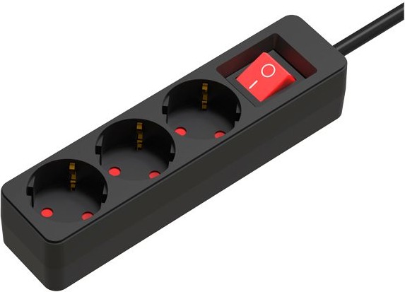 Сетевой фильтр Ritmix RM-230K, 2 м, Черный детальное изображение - 2