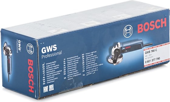Угловая шлифмашина GWS 780C Bosch 0.601.377.790, 125 мм, 11000 об/мин, 780 Вт детальное изображение - 5