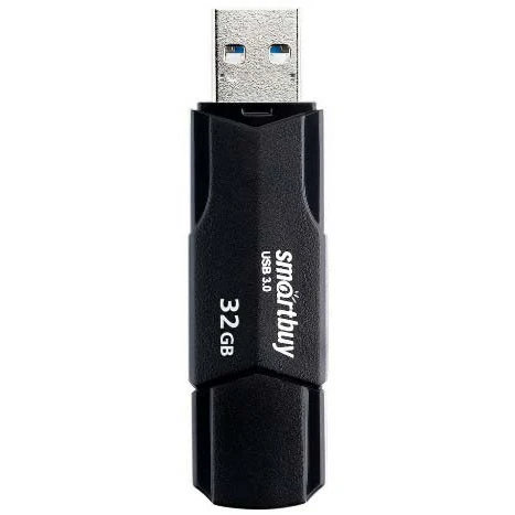 USB Flash накопитель SmartBuy  (SB32 ГБCLU-K3) 32 ГБ, черный детальное изображение - 2