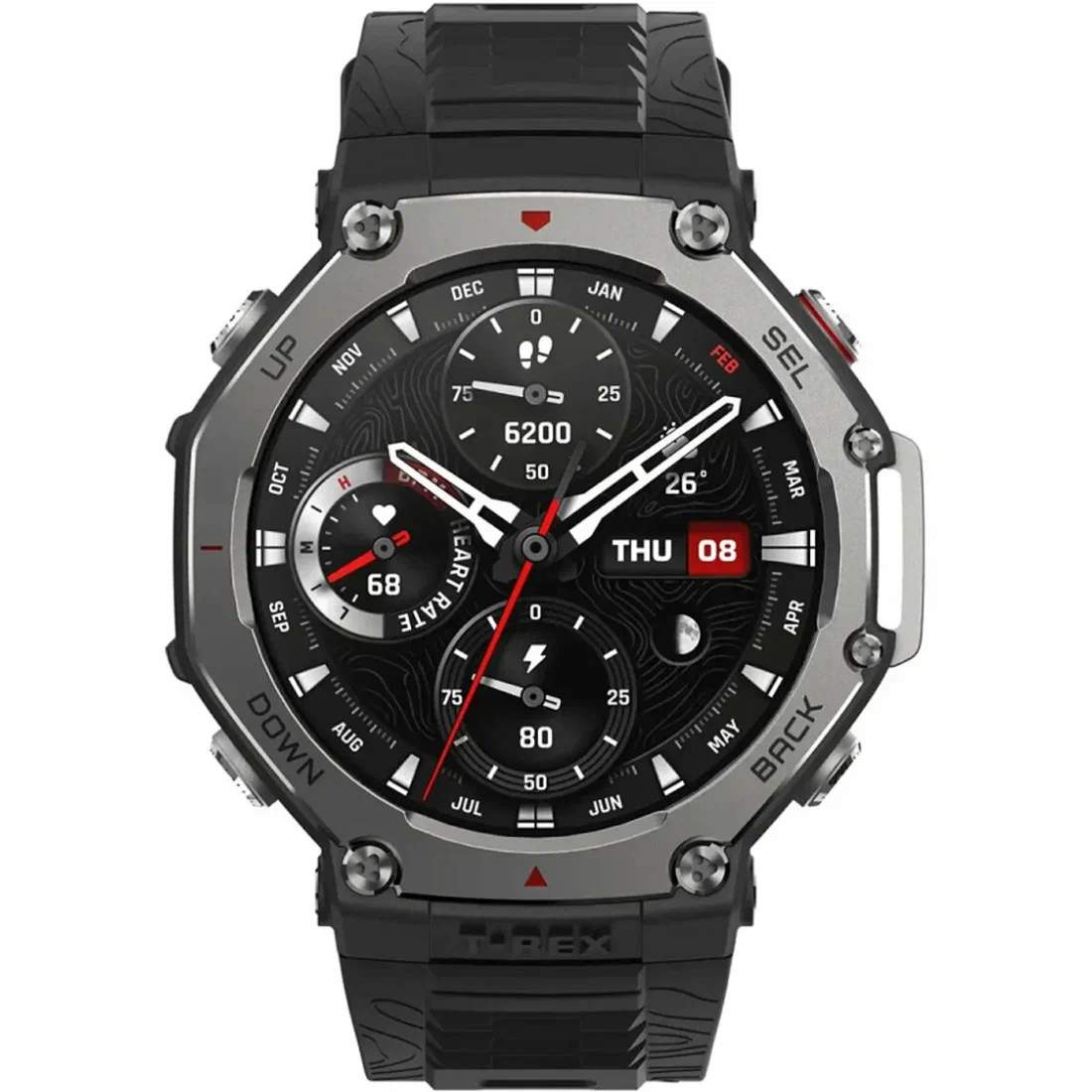 Смарт-часы Amazfit T-Rex 3 A2323 48 мм, Оникс детальное изображение - 7