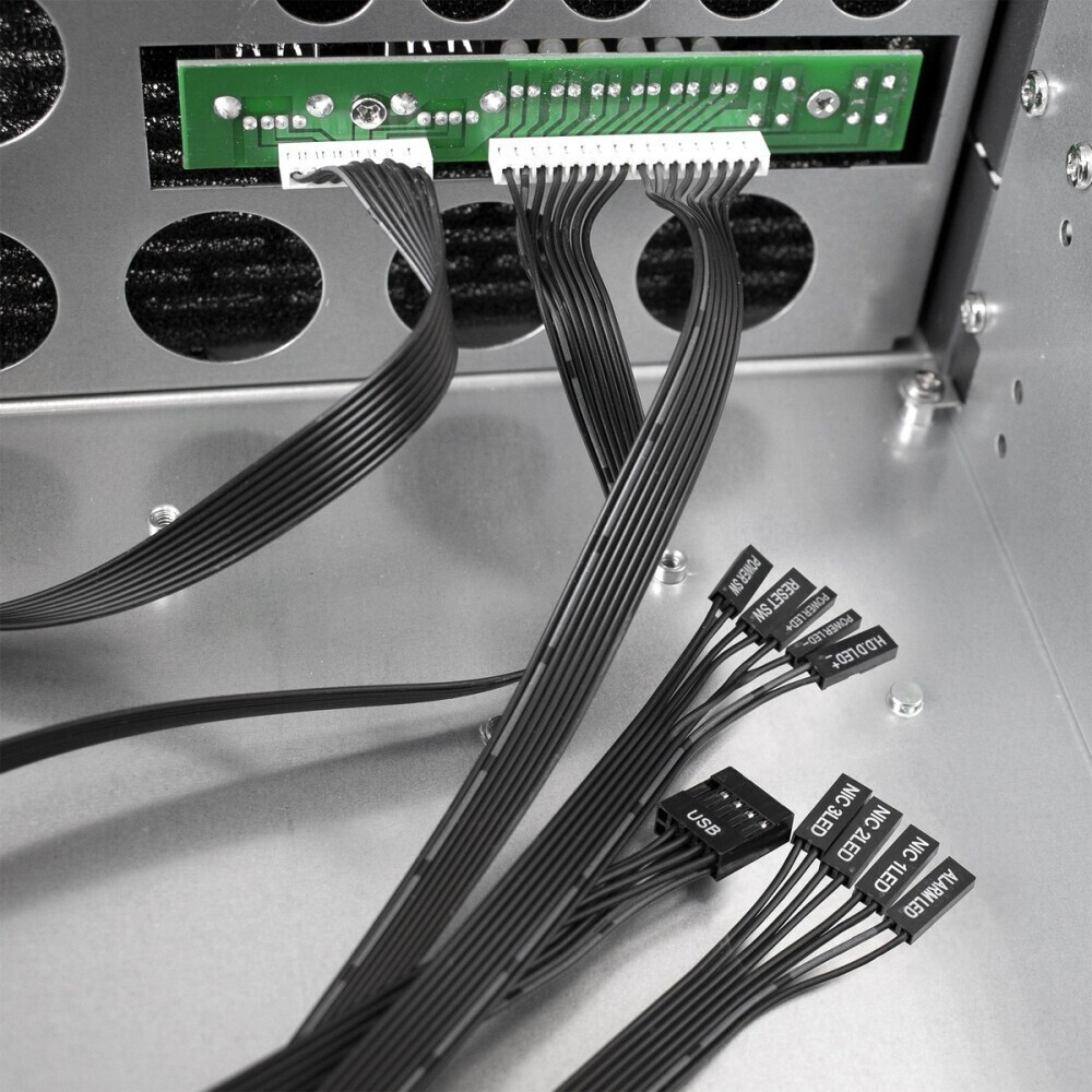 Серверный корпус ExeGate Pro 2U650-06/2U2098L/700ADS, 700 Вт, Черный детальное изображение - 6