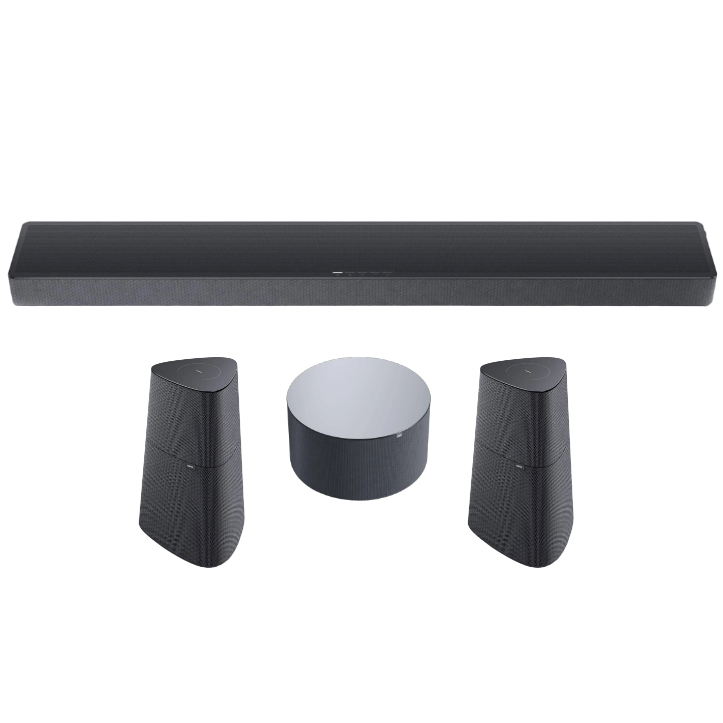 Домашний кинотеатр Loewe klang bar5 mr + klang mr3, Черный детальное изображение - 1