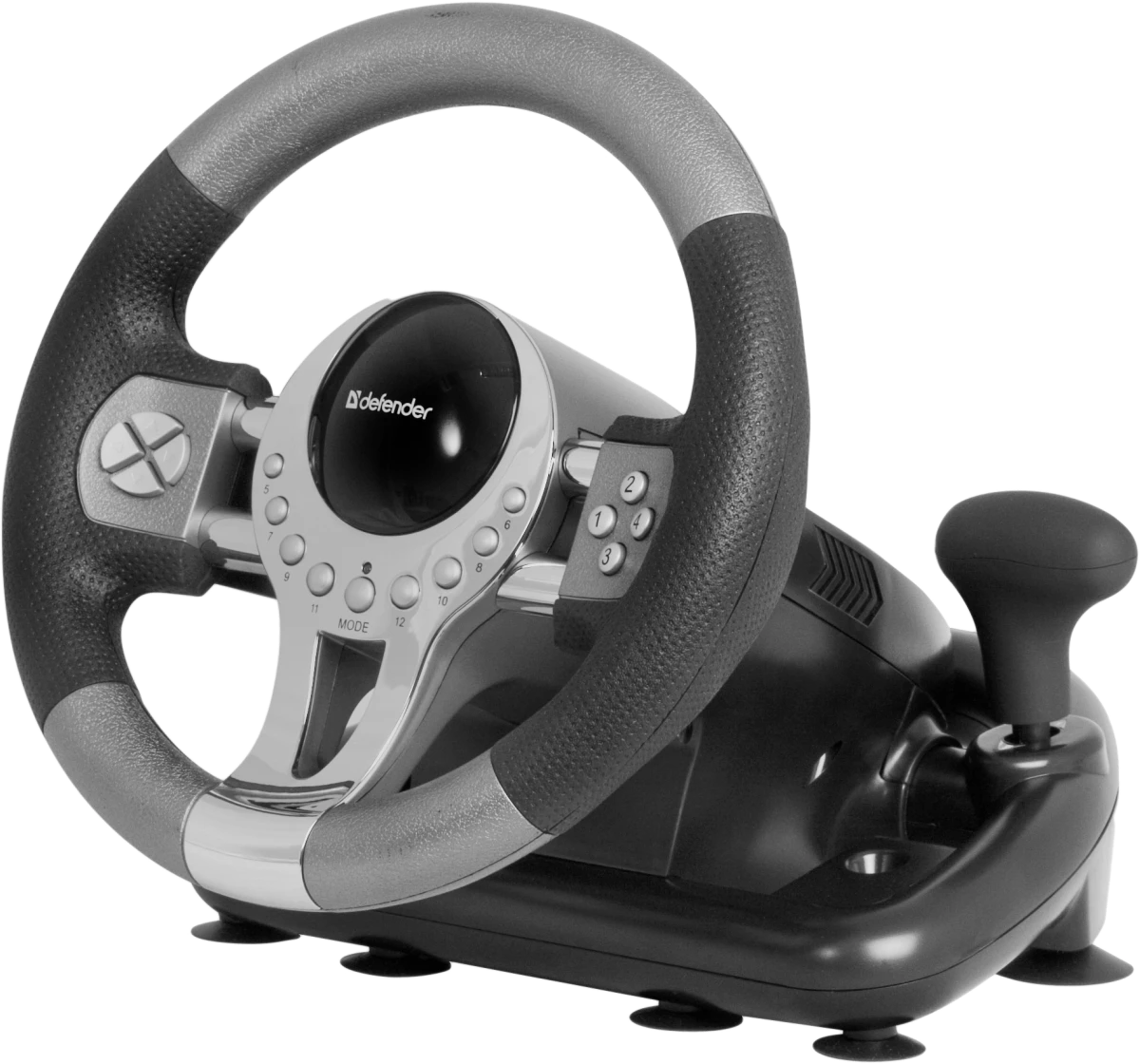 Руль Defender Forsage GTR, Черный детальное изображение - 3