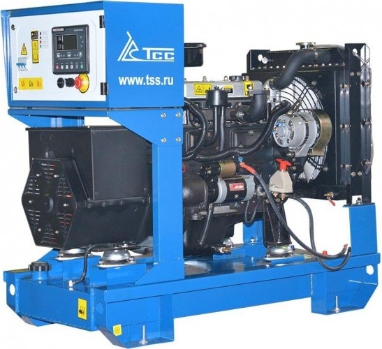 Генератор дизельный ТСС АД-20С-Т400-1РМ16 (TTD 28TS), контроллер 6120UC, 035887, открытый, 20 кВт, Синий детальное изображение - 1