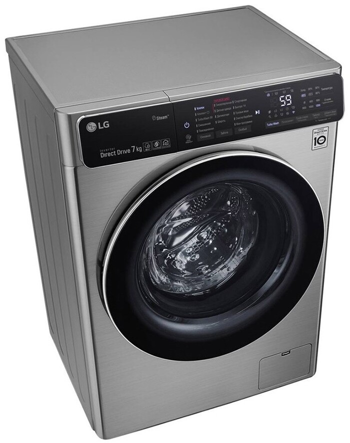 Стиральная машина LG AI DD F2T9HS9S, Серебристый №2