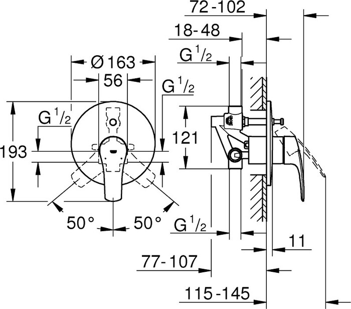 Смеситель Grohe Eurosmart 33305003 №6