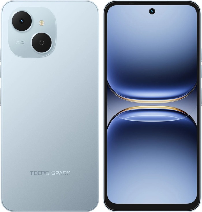 Смартфон Tecno Spark 40C 4/128 Гб, Голубой, Dual nano-SIM №1